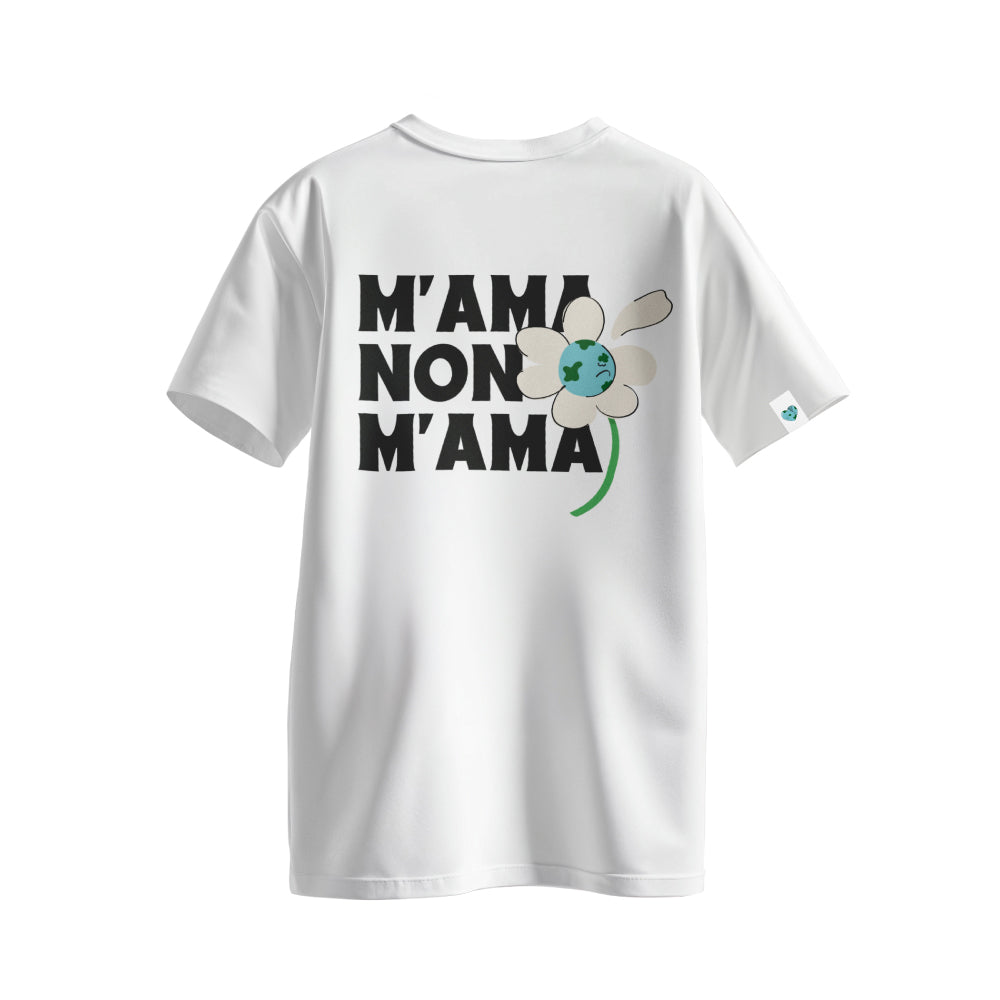 T-shirt M’ama Non M’ama, cotone organico