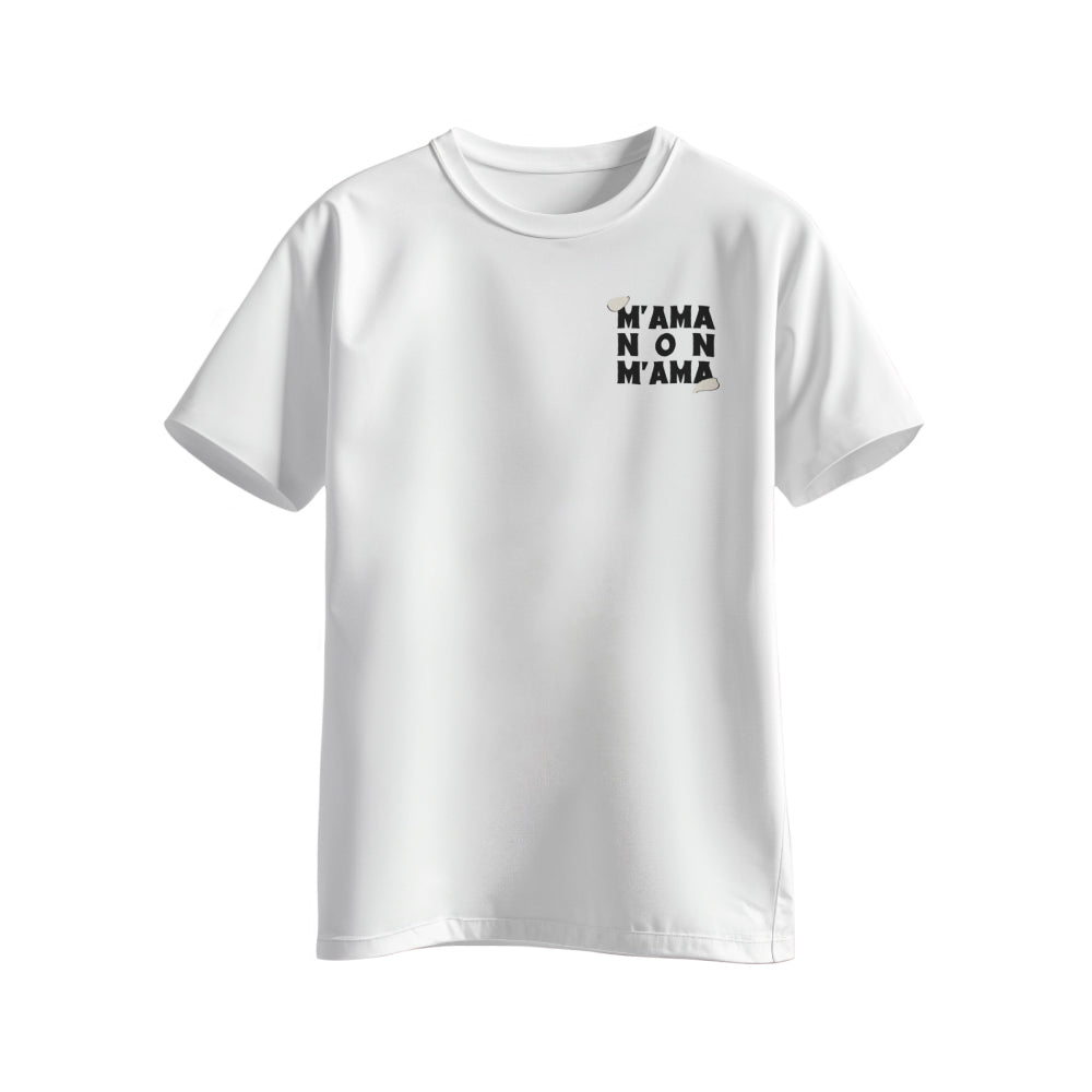 T-shirt M’ama Non M’ama, cotone organico