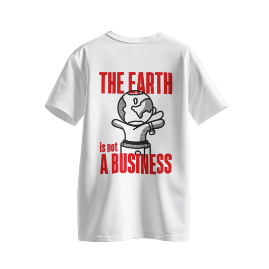 T-shirt Respect the Planet, Cotone organico